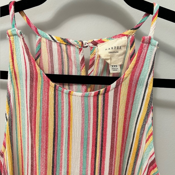 Francesca’s Rainbow Stripes Tank Top - Picture 4 of 6